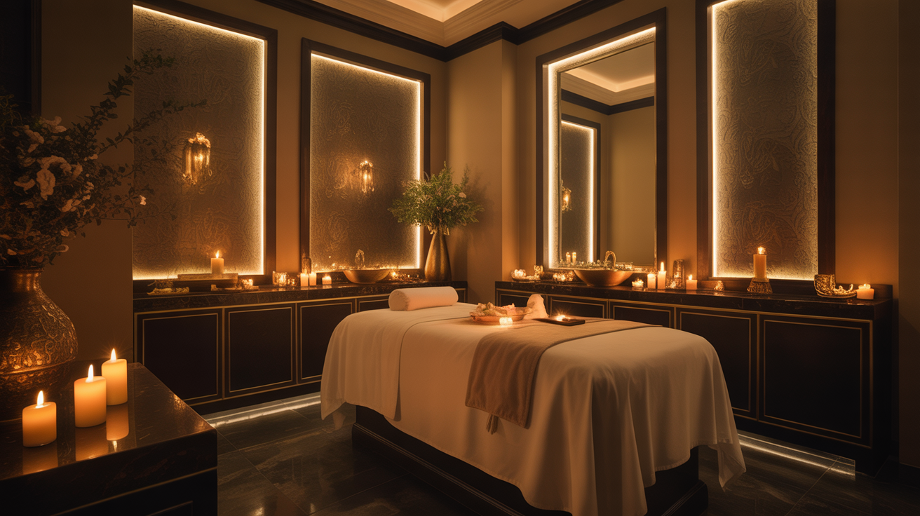 Lüks spa ortamı